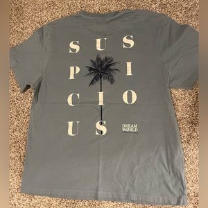 Mens Suspicious Antwerp Short Sleeve Size XL - Dream World Loyalty Piece - Rare